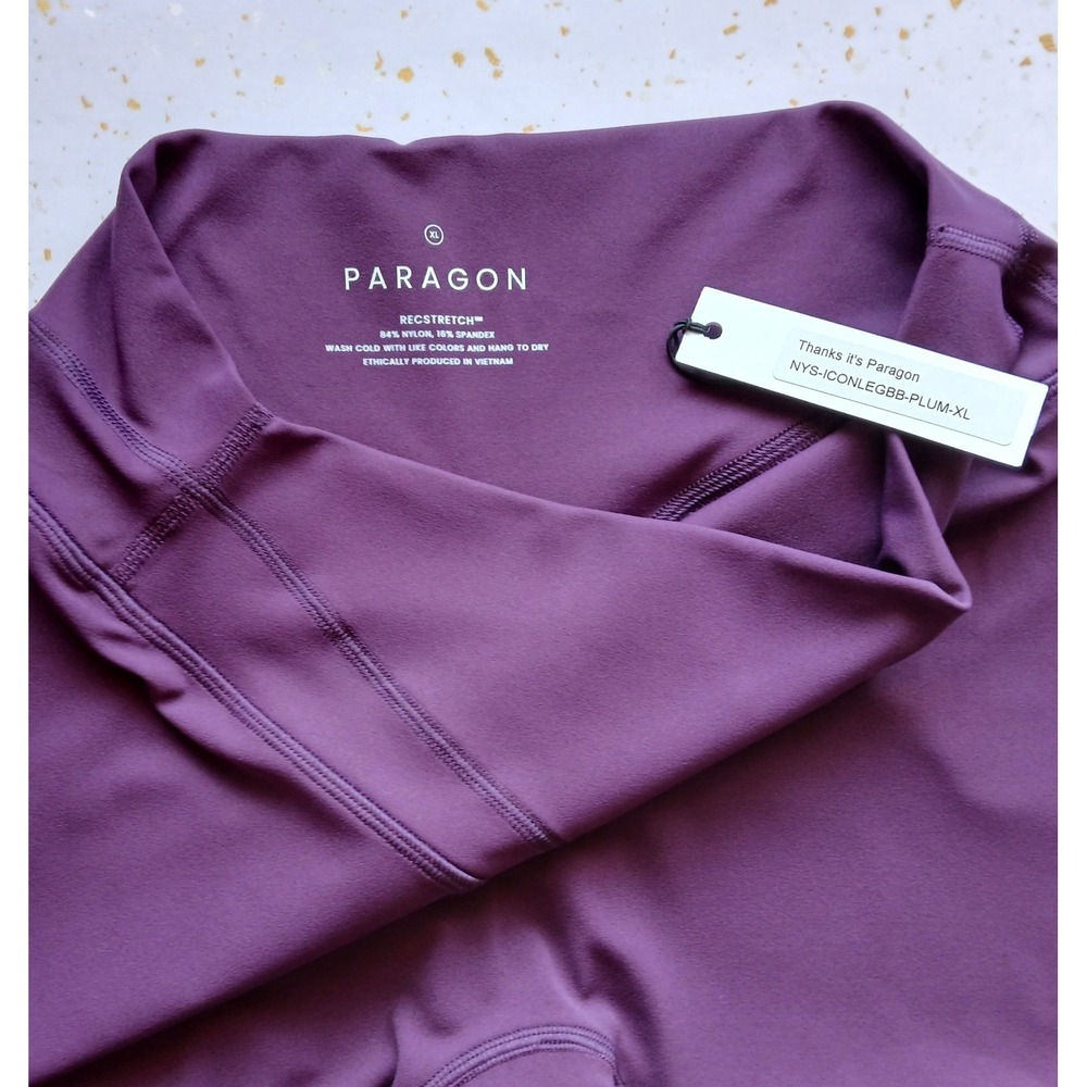 NWT Paragon RecStretch Icon High Rise Sculptseam Plus Contour Legging - PLUM XL - Picture 5 of 7